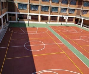 Reparacion patios colegios pistas deportivas