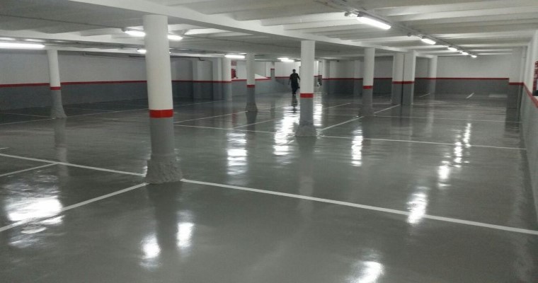 Reparación de suelos de garajes parkings Barcelona